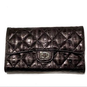 Chanel Metallic Striped Reissue 2.55 Flap Wallet